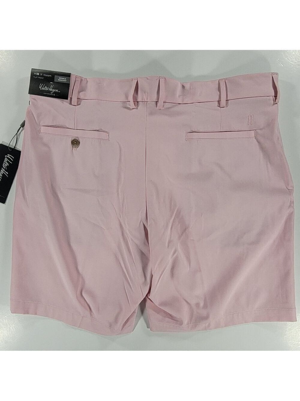 NEW WALTER HAGEN Performance 11 Golf Shorts Mens 38 Pink Lightweight Stretch 9" - Picture 6 of 12